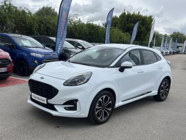 Voir le détail de l'offre de cette FORD Puma 1.0 EcoBoost 125ch S&S mHEV ST-Line Powershift de 2022 en vente à partir de 226.17 €  / mois