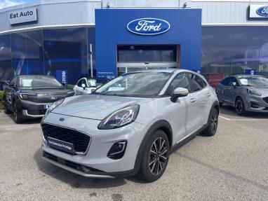 Voir le détail de l'offre de cette FORD Puma 1.0 EcoBoost 125ch mHEV Titanium 6cv de 2021 en vente à partir de 199.52 €  / mois