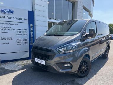 Voir le détail de l'offre de cette FORD Transit Custom Fg 320 L1H1 2.0 EcoBlue 170 S&S Cabine Approfondie Limited BVA6 7cv de 2021 en vente à partir de 474.7 €  / mois
