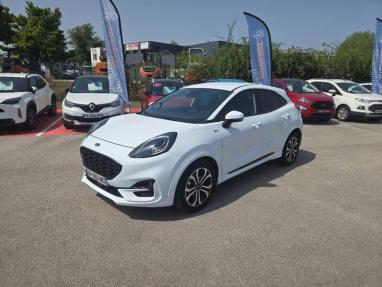 Voir le détail de l'offre de cette FORD Puma 1.0 Flexifuel 125ch S&S mHEV ST-Line de 2023 en vente à partir de 223.61 €  / mois