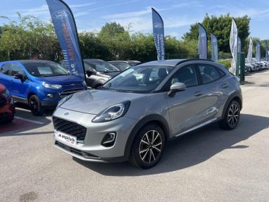 Voir le détail de l'offre de cette FORD Puma 1.0 Flexifuel 125ch S&S mHEV Titanium de 2022 en vente à partir de 198.13 €  / mois
