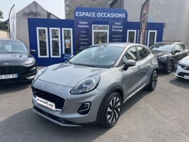 Voir le détail de l'offre de cette FORD Puma 1.0 Flexifuel 125ch S&S mHEV Titanium de 2024 en vente à partir de 214.16 €  / mois