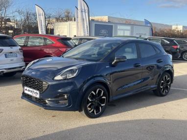 Voir le détail de l'offre de cette FORD Puma 1.0 Flexifuel 125ch S&S mHEV ST-Line X de 2022 en vente à partir de 231.28 €  / mois